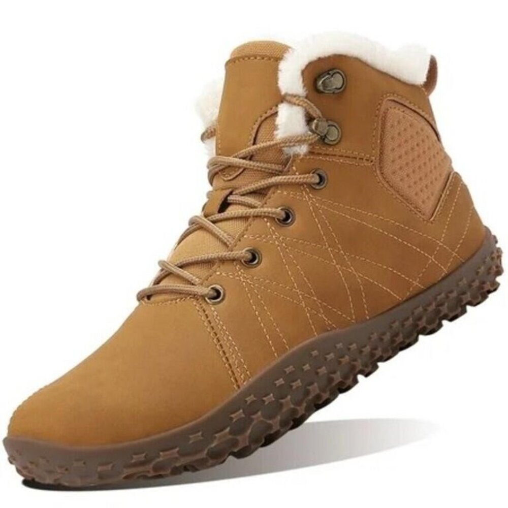 Ecetana Mens Wide Toe Snow Boots Lightweight Waterproof Winter Boots